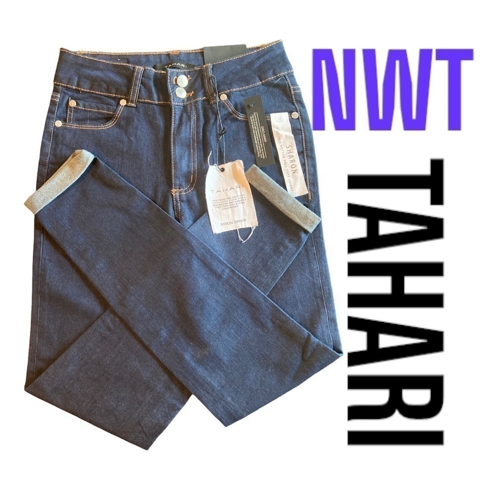 TAHARI Jeans size 4/27 Sharon‎ Skinny NWT